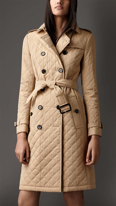 burberry long padded coat|Burberry long coat women's.